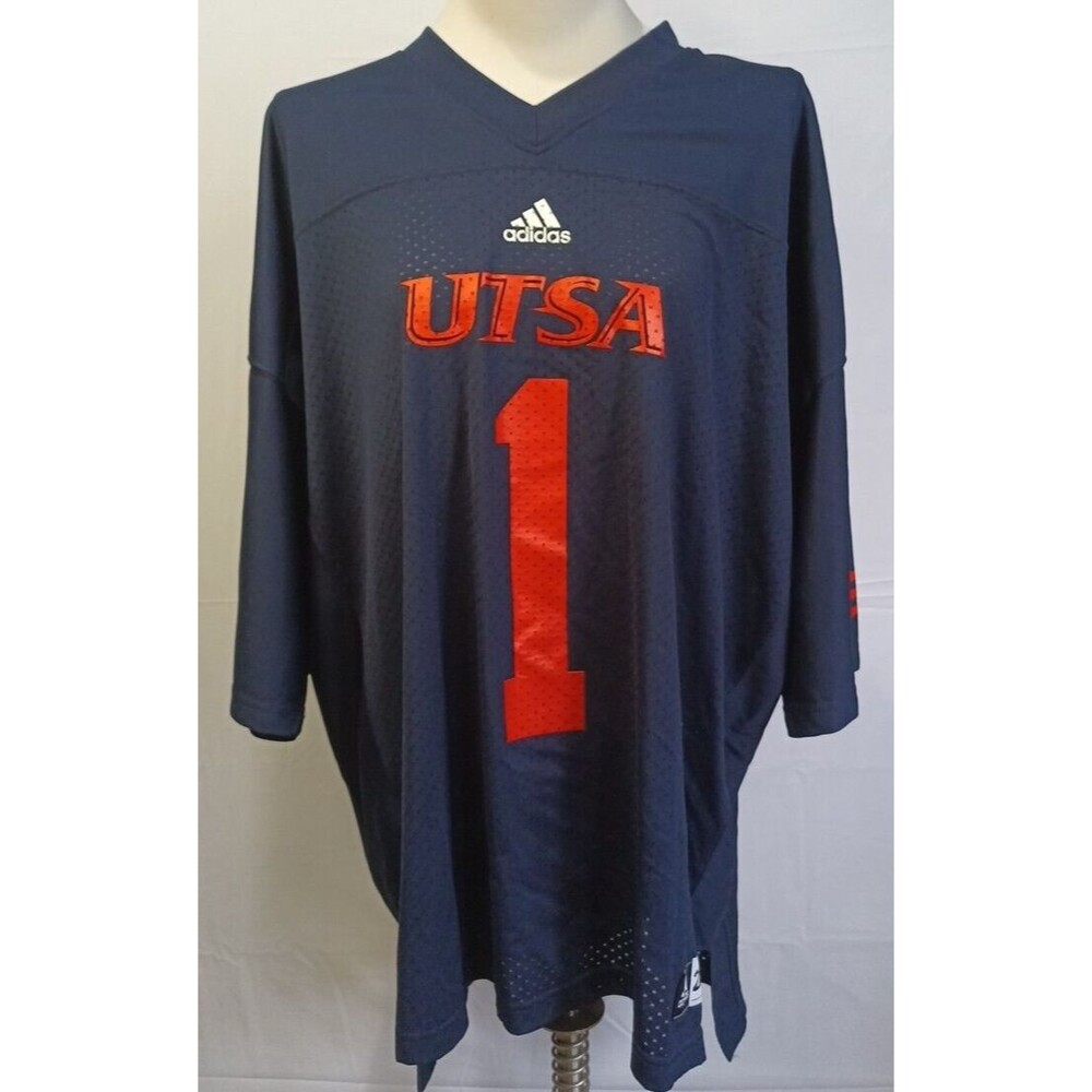 Adidas Collegiate Licensed Product NCAA UTSA #1 Football Jersey Mens 2XL NWT